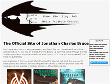 Tablet Screenshot of jonathancharlesbruce.com